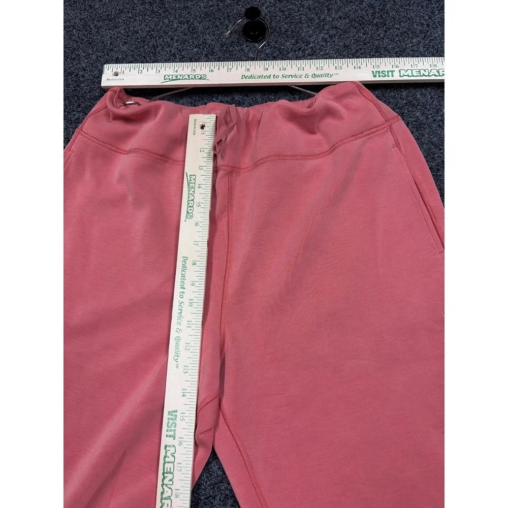 Alaskan Hardgear Duluth Joggers Women L Coral Pink Sweatpants Modal Sustainable